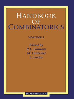 cover image of Handbook of Combinatorics, Volume 1